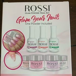BRAND NEW NEVER BEEN USED ROSSI NAIL DIP KIT